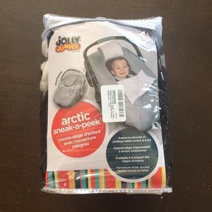 Arctic sneak-a-peak car seat cover